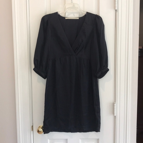 Twelfth Street by Cynthia Vincent Shopbop Black Silk Dress - Picture 1 of 8